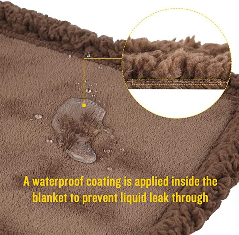 Cozy-Protect Waterproof Pet Blanket - Solution for Wet Cleanups & Cost Savings